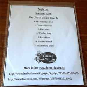 Sigiriya - Return To Earth FLAC