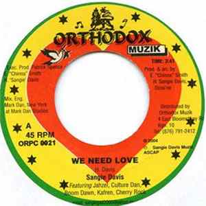 Sangie Davis - We Need Love FLAC