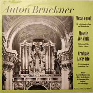 Anton Bruckner, Wiener Akademie Kammerchor, Bläser Des Orchesters Der Wiener Staatsoper, Hans Gillesberger - Messe E-Moll FLAC