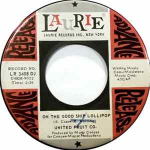 United Fruit Co. - On The Good Ship Lollipop / Sunshine Street FLAC