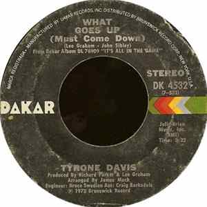 Tyrone Davis - What Goes Up (Must Come Down) / There's Got To Be An Answer FLAC