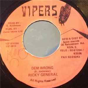 Ricky General - Dem Wrong FLAC
