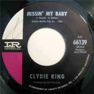 Clydie King - Missin' My Baby / My Love Grows Deeper FLAC