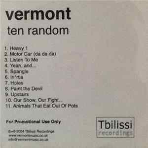 Vermont - Ten Random FLAC