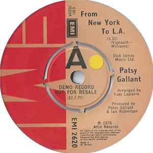 Patsy Gallant - From New York To L.A. FLAC