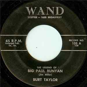 Burt Taylor - The Legend Of Big Paul Bunyan FLAC
