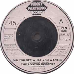 The Boston Boppers - Did You Get What You Wanted FLAC