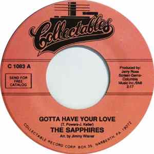 The Sapphires - Gotta Have Your Love / Gee I'm Sorry Baby FLAC