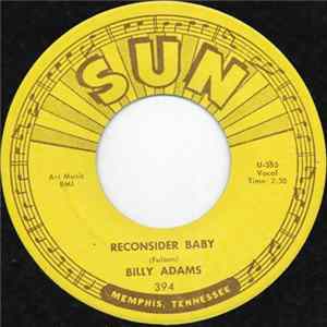 Billy Adams - Reconsider Baby FLAC