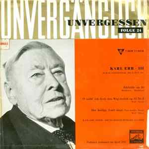 Karl Erb - Karl Erb - III FLAC