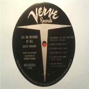 Billie Holiday - All Or Nothing At All FLAC