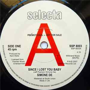 Simone De - Since I Lost You Baby FLAC