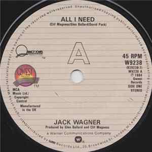 Jack Wagner - All I Need FLAC