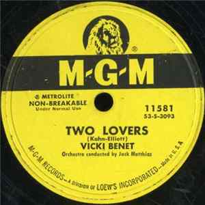 Vicki Benet - Two Lovers / When He Takes Me In His Arms Mmm - - FLAC
