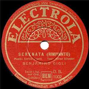 Benjamino Gigli - Serenata (Rimpianto) / Serenata (Love's Nocturne) FLAC