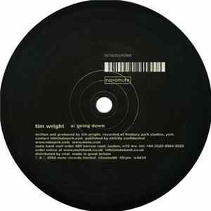 Tim Wright - Going Down / The Lunge FLAC