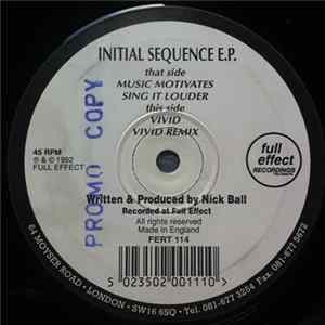 Nick Ball - Initial Sequence E.P. FLAC