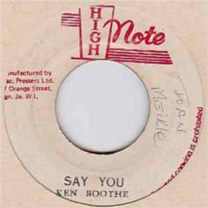 Ken Boothe - Say You FLAC