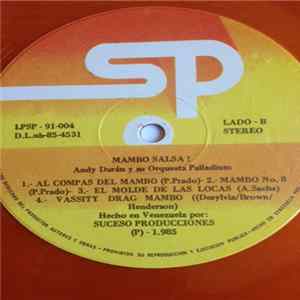 Andy Durán Y Su Orquesta Palladium - Mambo - Salsa ! FLAC