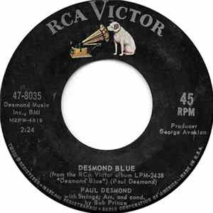 Paul Desmond - Desmond Blue / Advise And Consent FLAC