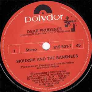 Siouxsie And The Banshees - Dear Prudence FLAC