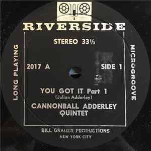 Cannonball Adderley Quintet - You Got It FLAC