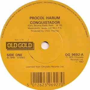 Procol Harum - Conquistador / Pandora's Box FLAC