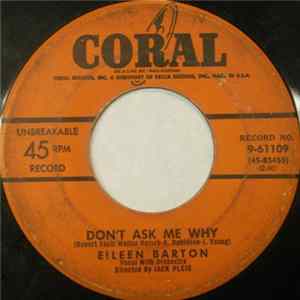 Eileen Barton - Don't Ask Me Why / Away Up There FLAC
