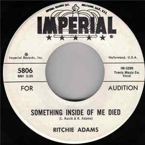 Ritchie Adams - Something Inside Of Me Died / I Got Eyes FLAC