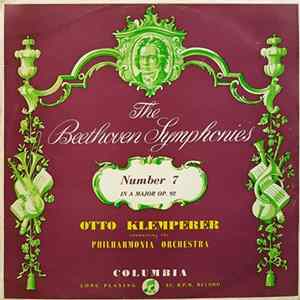 Beethoven, Otto Klemperer, The Philharmonia Orchestra - Symphony No. 7 In A Major, Op. 92 FLAC