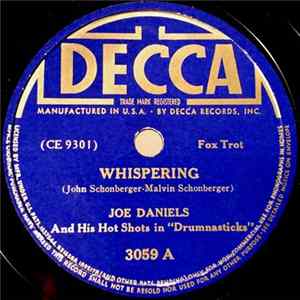 Joe Daniels And His Hot Shots In "Drumnasticks" - Whispering / Beatin' On The Washboard FLAC