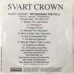 Svart Crown - Witnessing The Fall FLAC