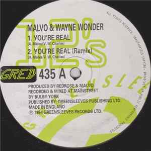 Anthony Malvo & Wayne Wonder - You're Real FLAC