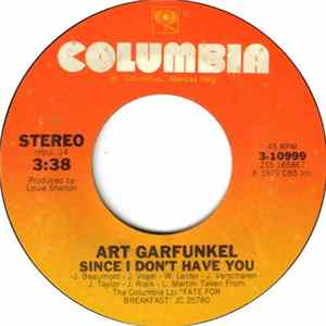 Art Garfunkel - Since I Don't Have You FLAC