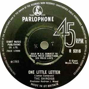 The Shindigs - One Little Letter FLAC