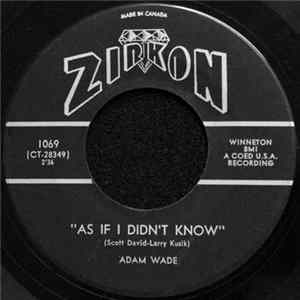 Adam Wade - As If I Didn't Know / Playin' Around FLAC