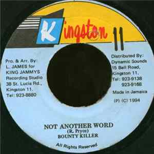 Bounty Killer - Not Another Word FLAC