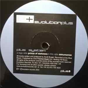 Plus System - Prince Of Darkness / Dehumanize FLAC