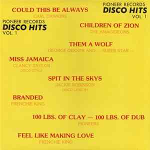Various - Pioneer Records Disco Hits Vol.1 FLAC