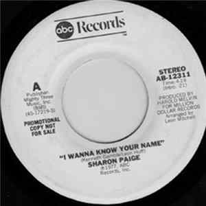 Sharon Paige - I Wanna Know Your Name FLAC