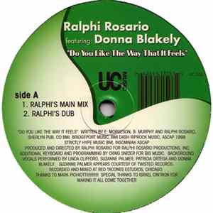 Ralphi Rosario Featuring Donna Blakely - Do You Like The Way That It Feels FLAC