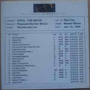Andrew Lloyd Webber And Tim Rice - Evita - The Movie Playback Monitor Mixes FLAC
