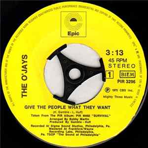 The O'Jays - Give The People What They Want / What Am I Waiting For FLAC