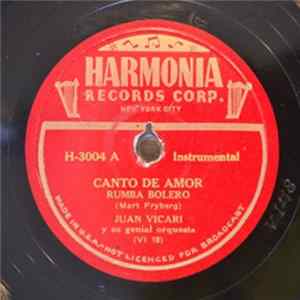 Juan Vicari Y Su Genial Orquesta - Canto De Amor / Adiós Muchachos FLAC