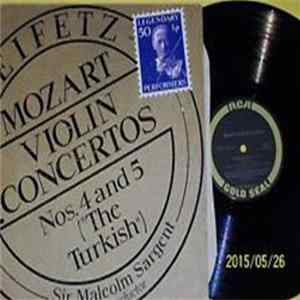 Heifetz, Mozart - Concerto No. 4 In D / Concerto No. 5 In A ("Turkish") FLAC