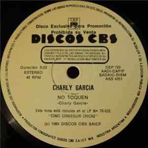 Charly Garcia - No Toquen FLAC