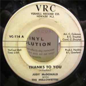 Judy McDonald With The Mellowettes - Thanks To You / There's Nothing I'd Rather Do (Than Love You) FLAC