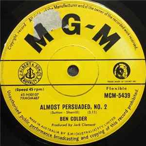 Ben Colder - Almost Persuaded, No. 2 / Packets Of Pencils FLAC