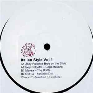 Various - Italian Style Volume 1 FLAC
