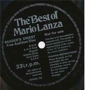 Unknown Artist - The Best Of Mario Lanza FLAC